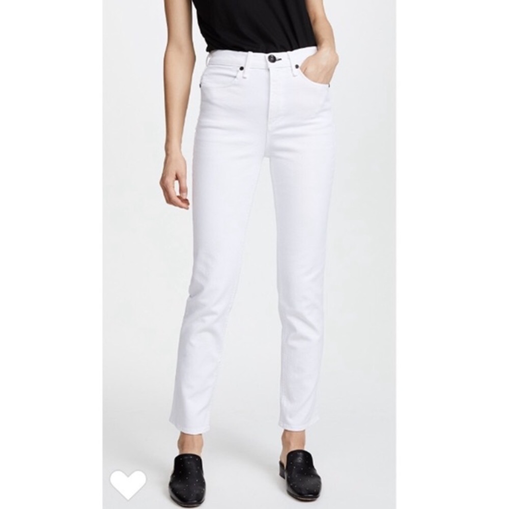 Rag & Bone White Cigarette Jean 24 - Picture 2 of 8
